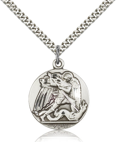 Sterling Silver St Michael The Archangel